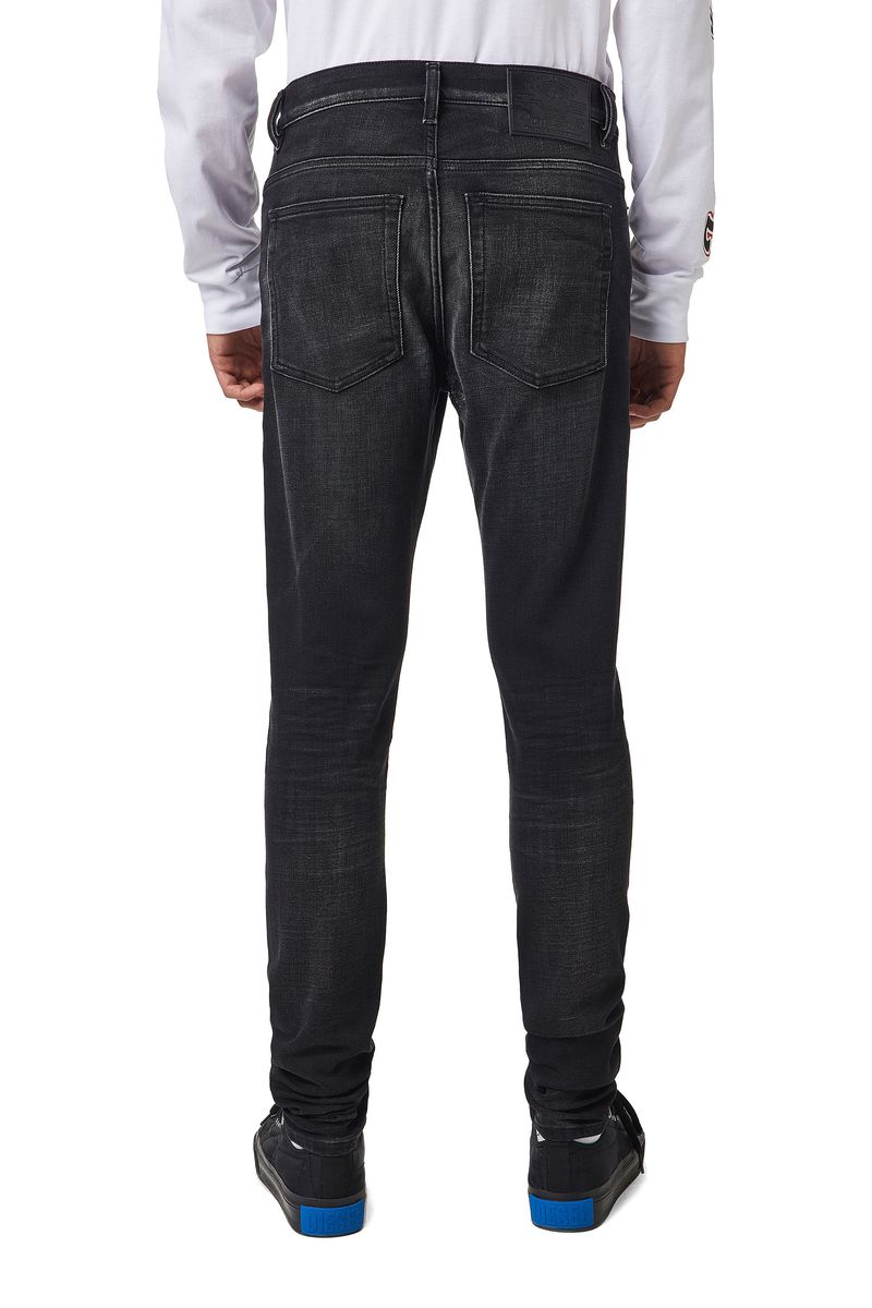 Pantalon de Mezclilla Stretch Negro para Hombre 'El General' - ID: 43478