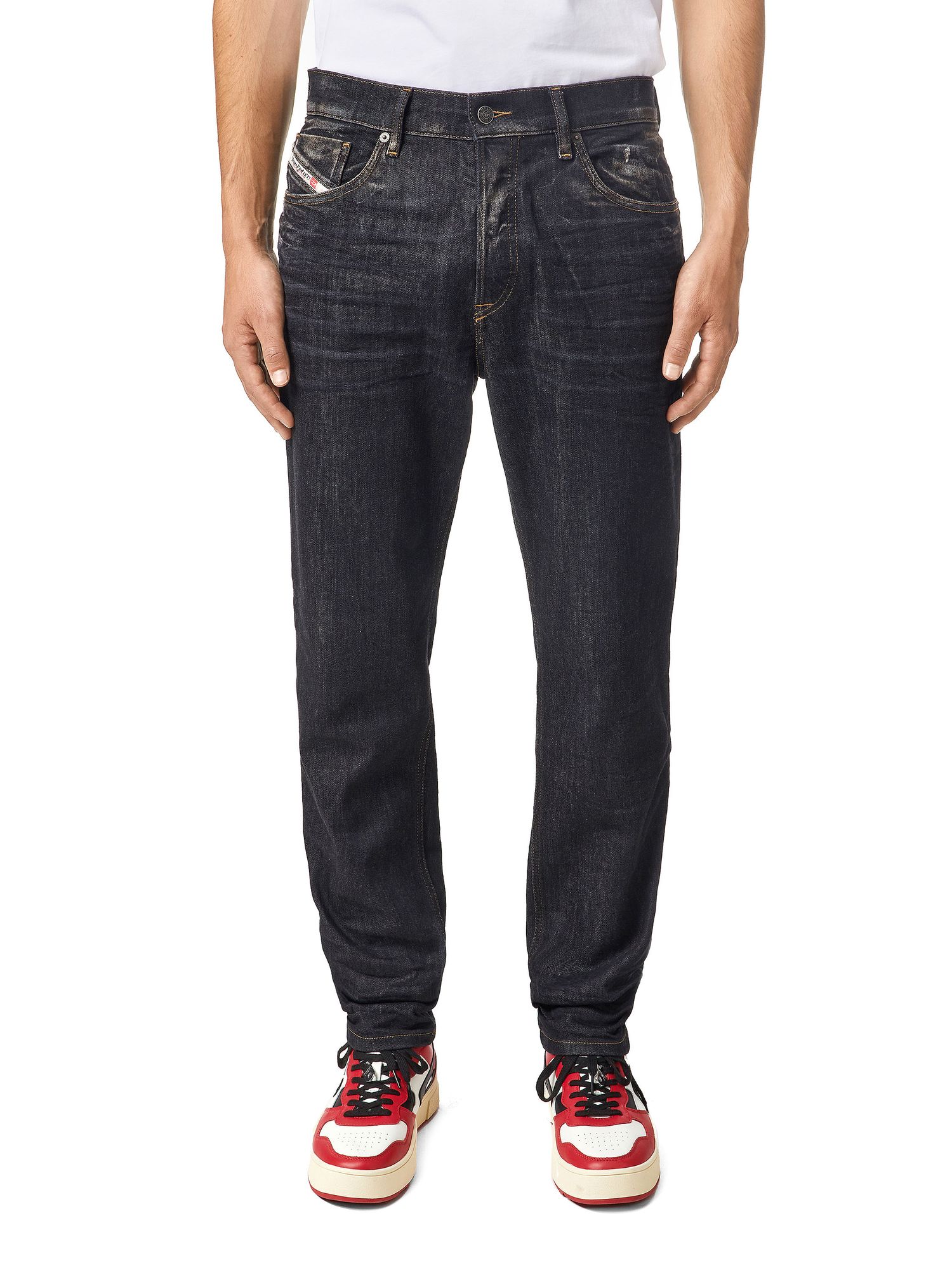 Jeans Pantalón De Mezclilla Stretch Hombre Acid Wash Negro Demolición (29)  : : Ropa, Zapatos y Accesorios