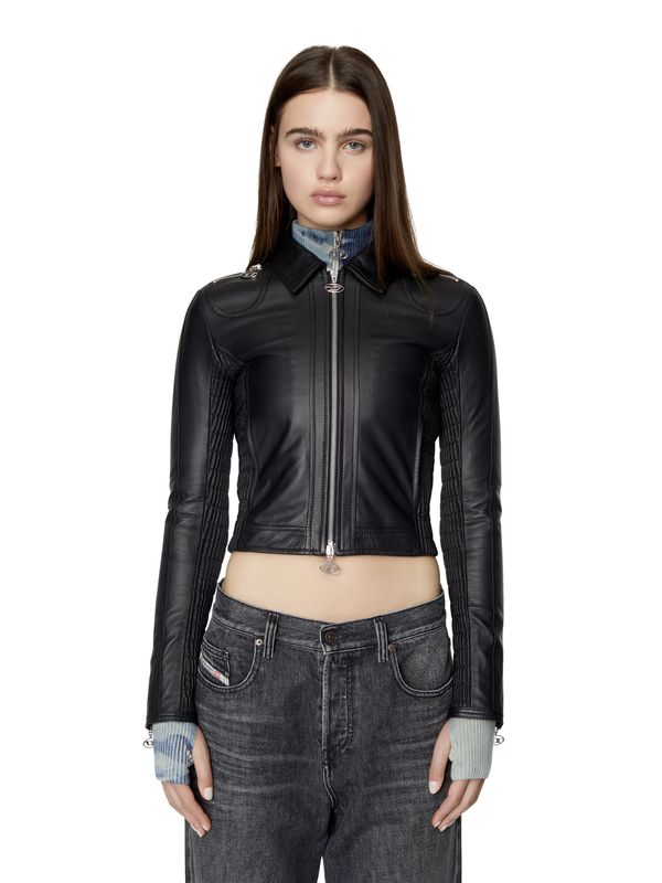 Chaqueta Cuero Para Mujer L-Saskia