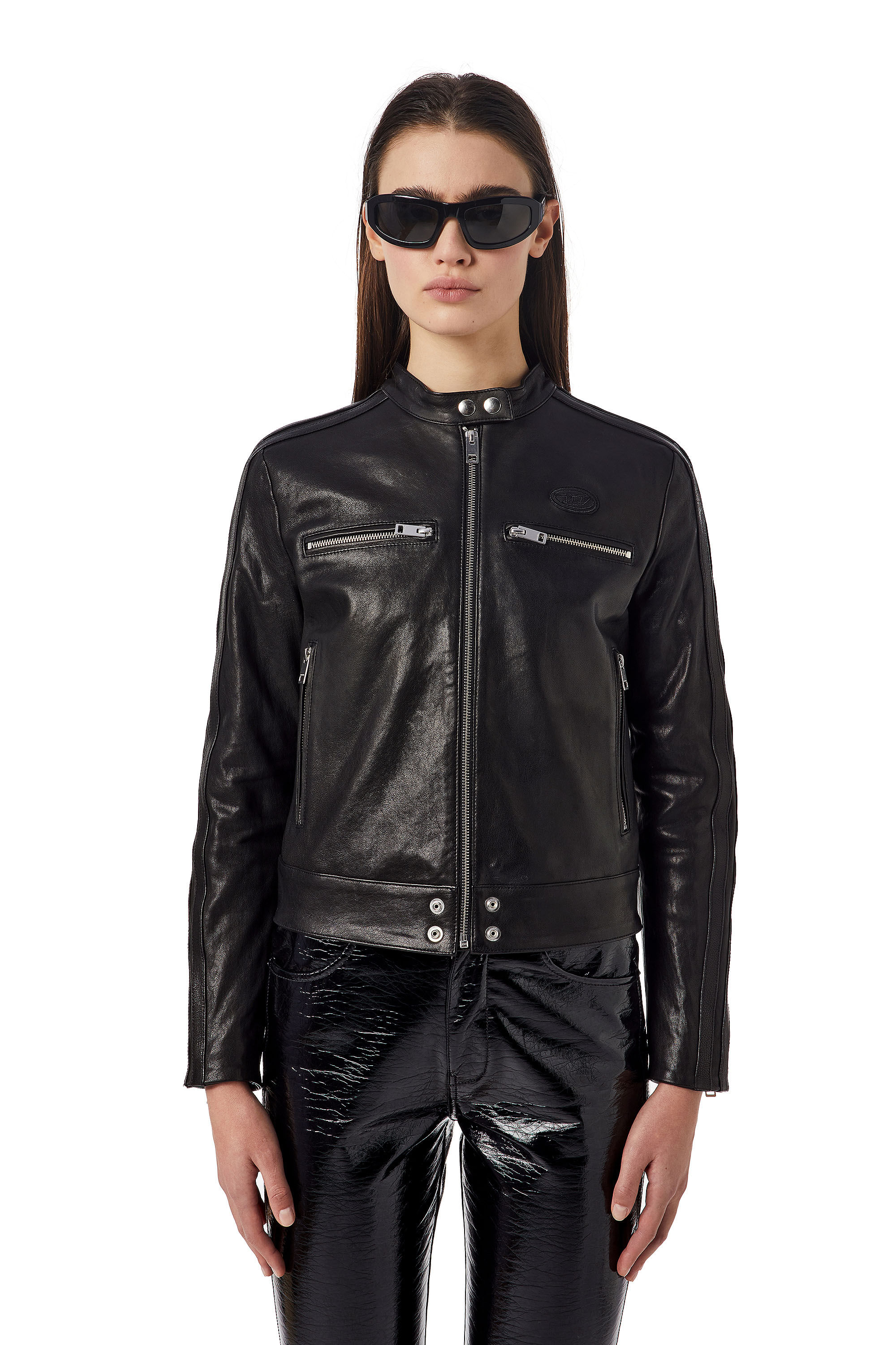 G-Star Chaqueta Cuero Negro