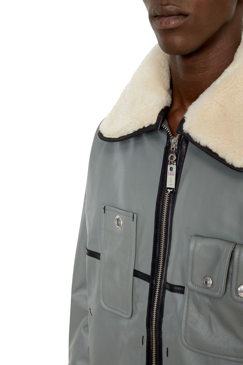 Chaqueta-Cuero-Para-Hombre-L-Gilbert-Fur-Jacket