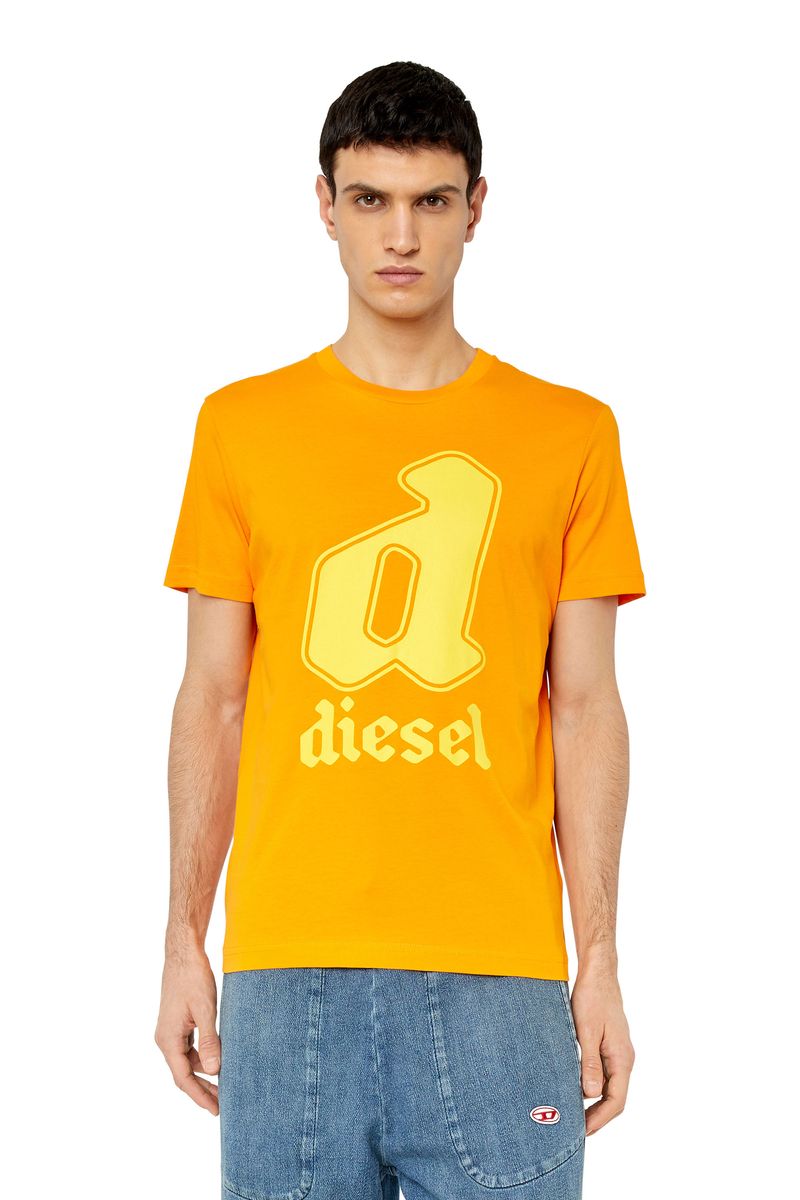 DIESEL - Camiseta naranja Diego S1 Hombre