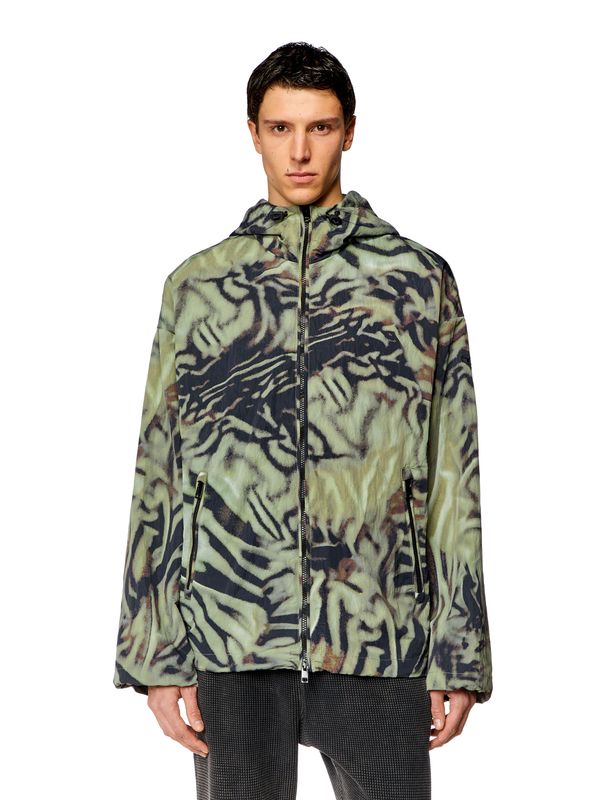 Chaqueta Rompe Vientos Para Hombre J-Leopold-Zebra Chaqueta