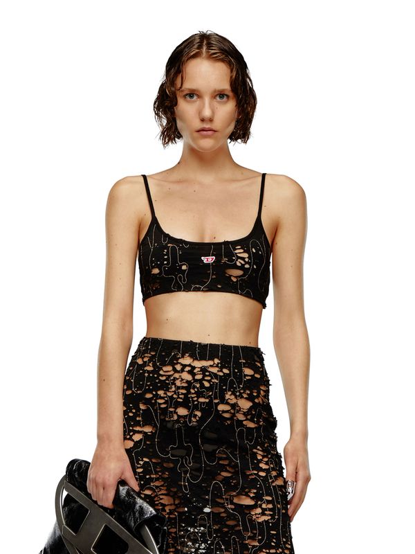 Crop Top Para Mujer T-Bra-Dev
