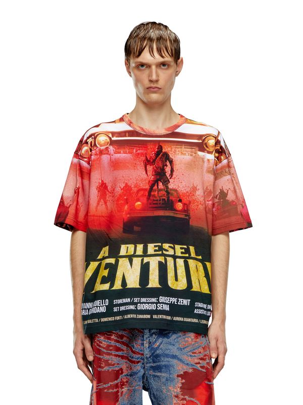 Camiseta Manga Corta Para Hombre T-Boxt-Adventure