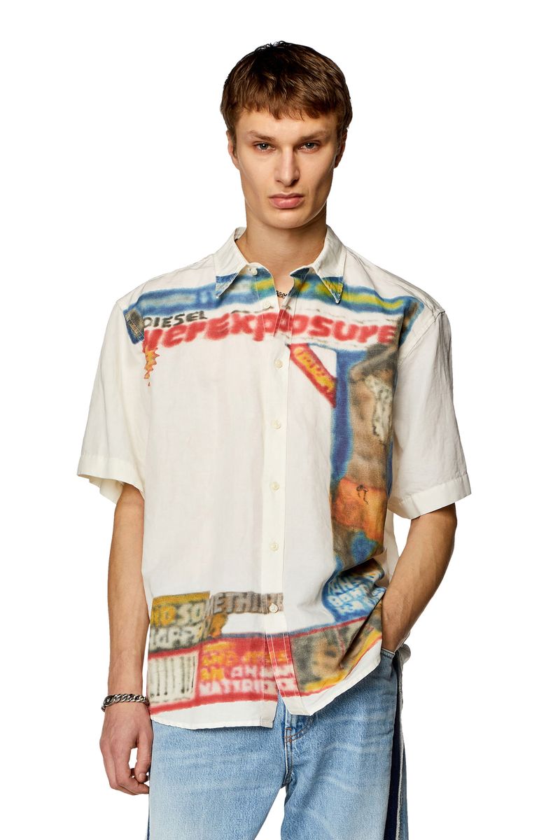 Camisa-manga-corta-Para-Hombre-S-Elias